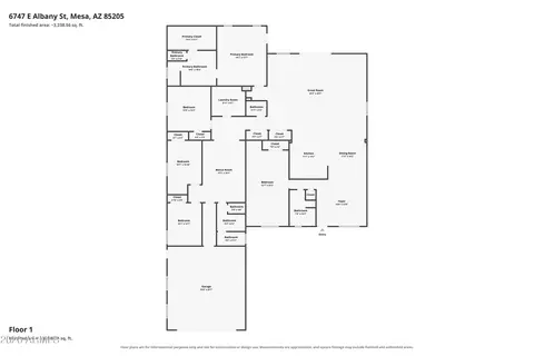 Floorplan - 6747 E Albany St, Mesa, AZ 85205 photo 1 of 1