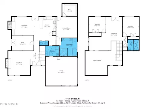 Floorplan - 2051 E Kael Cir, Mesa, AZ 85213 photo 1 of 1