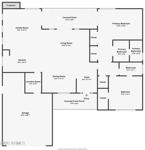 Floorplan - 4246 E Yawepe St, Phoenix, AZ 85044 photo 1 of 1