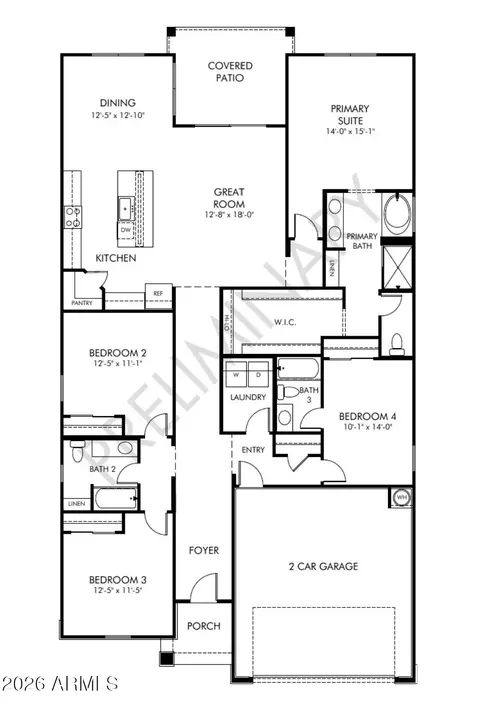 Floorplan - 5337 S 244th Ave, Buckeye, AZ 85326 photo 1 of 1