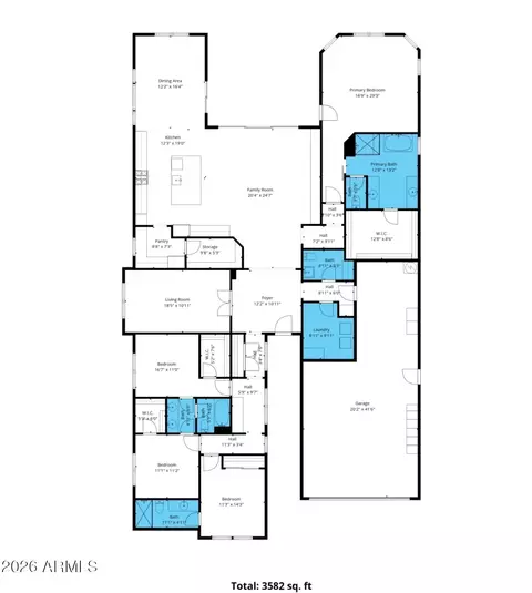 Floorplan - 9749 E Ripple Dr, Mesa, AZ 85212 photo 1 of 1