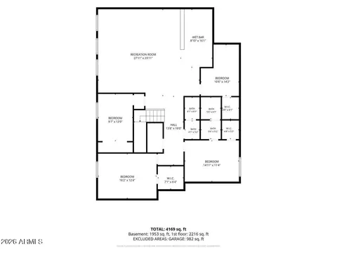 Floorplan - 1386 S Pecan St, Gilbert, AZ 85296 photo 2 of 2
