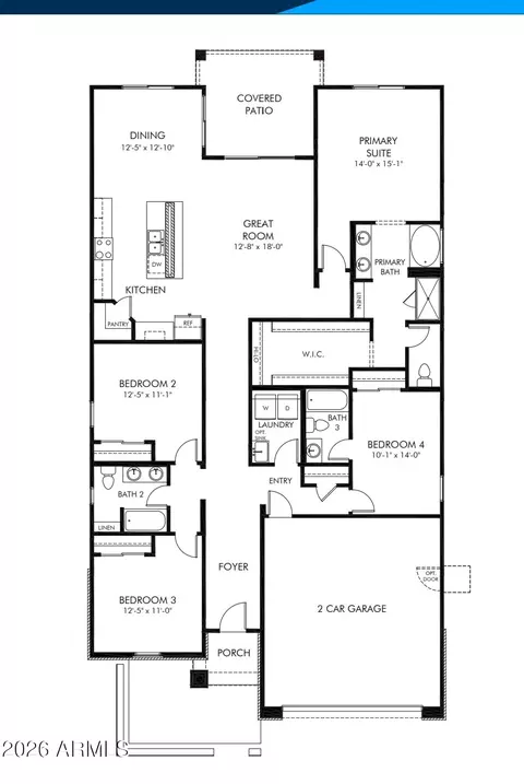 Floorplan - 10036 S Sombrero Trl, Apache Junction, AZ 85120 photo 1 of 1