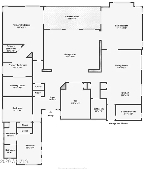 Floorplan - 6960 S Forest Ave, Gilbert, AZ 85298 photo 1 of 1