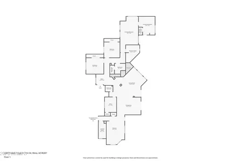 Floorplan - 7260 Eagle Crest Dr #34, Mesa, AZ 85207 photo 1 of 2