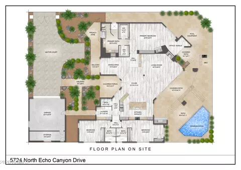 Floorplan - 5724 N Echo Canyon Dr, Phoenix, AZ 85018 photo 1 of 1