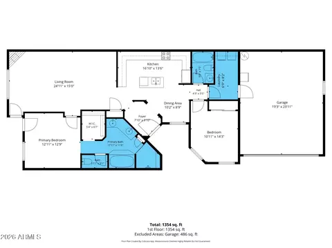 Floorplan - 6202 E Mckellips Rd #9, Mesa, AZ 85215 photo 1 of 2