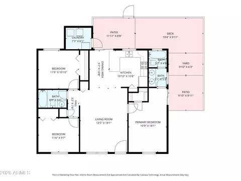 Floorplan - 2842 E Beck Ln #4, Phoenix, AZ 85032 photo 1 of 1
