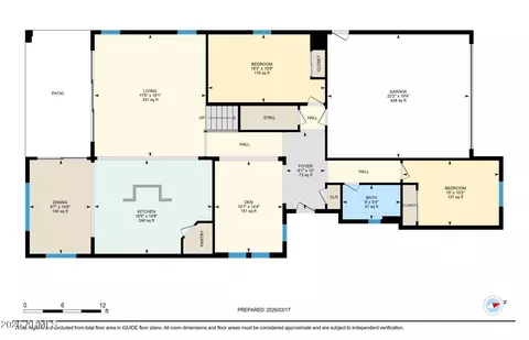 Floorplan - 3413 E Crest Ln, Phoenix, AZ 85050 photo 3 of 4