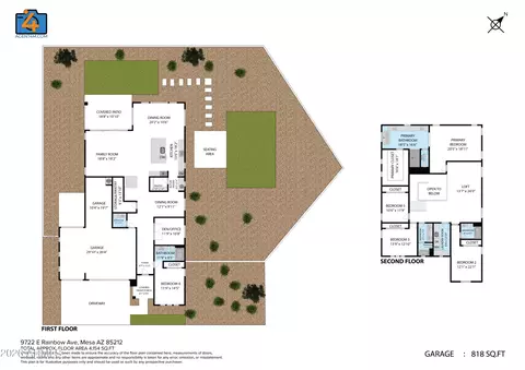 Floorplan - 9722 E Rainbow Ave, Mesa, AZ 85212 photo 1 of 2