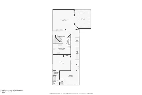 Floorplan - 4410 E Turney Ave, Phoenix, AZ 85018 photo 3 of 6