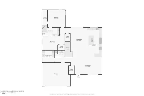Floorplan - 4410 E Turney Ave, Phoenix, AZ 85018 photo 4 of 6