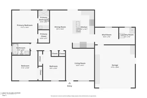 Floorplan - 2055 E 7th Ave, Mesa, AZ 85204 photo 1 of 1