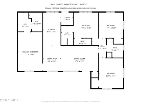 Floorplan - 3331 N 18th Ave, Phoenix, AZ 85015 photo 1 of 1