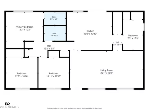 Floorplan - 2501 E Karen Dr, Phoenix, AZ 85032 photo 1 of 2