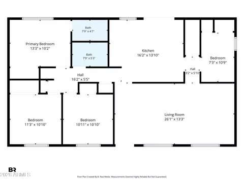 Floorplan - 2501 E Karen Dr, Phoenix, AZ 85032 photo 2 of 2