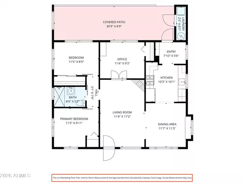 Floorplan - 2218 N 21st Pl, Phoenix, AZ 85006 photo 1 of 2