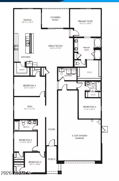 Floorplan - 1139 W Haynes Way, Apache Junction, AZ 85120 photo 1 of 1