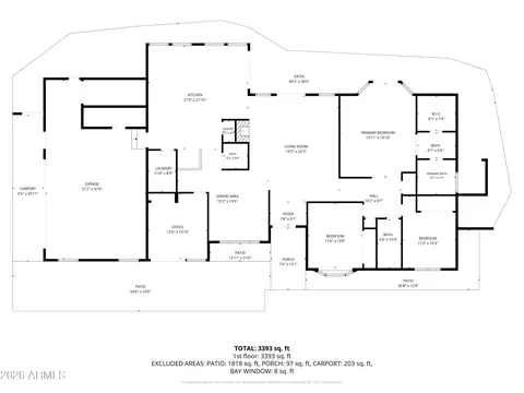 Floorplan - 11645 S Tusayan Ct, Phoenix, AZ 85044 photo 3 of 3
