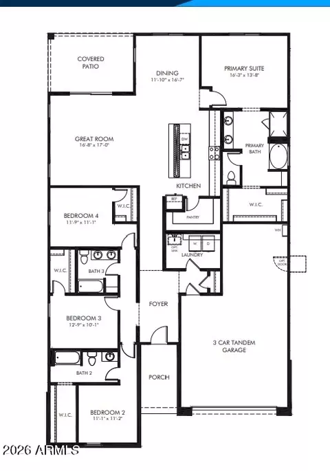 Floorplan - 1142 W Haynes Way, Apache Junction, AZ 85120 photo 1 of 1