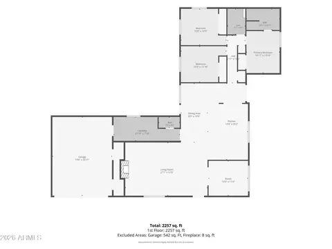 Floorplan - 5146 N 18th St, Phoenix, AZ 85016 photo 2 of 2
