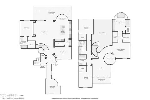 Floorplan - 3807 E Quail Ave, Phoenix, AZ 85050 photo 4 of 4