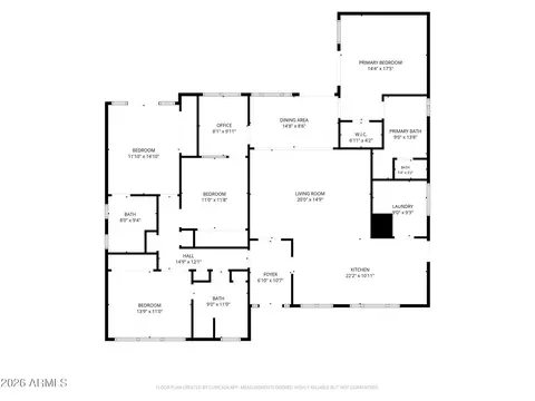 Floorplan - 345 E Orange Dr, Phoenix, AZ 85012 photo 2 of 2