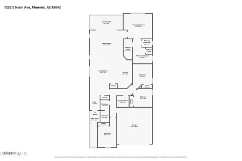 Floorplan - 1232 E Irwin Ave, Phoenix, AZ 85042 photo 1 of 1