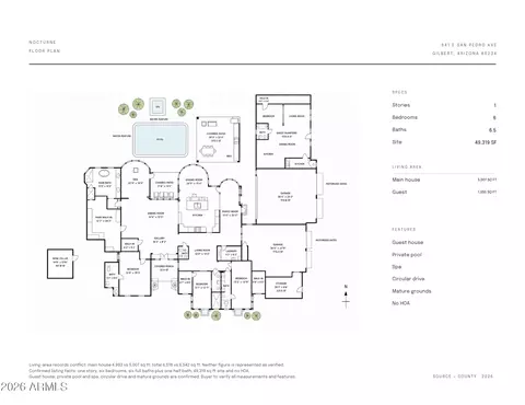 Floorplan - 641 E San Pedro Ave, Gilbert, AZ 85234 photo 1 of 1