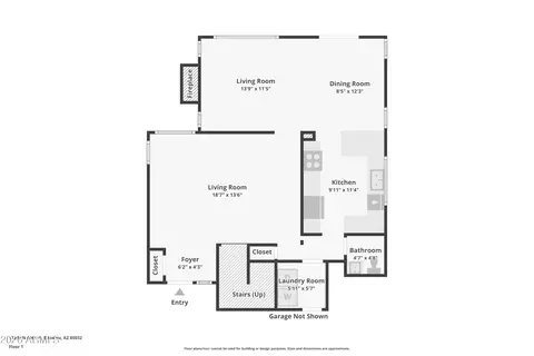 Floorplan - 17246 N 40th Pl, Phoenix, AZ 85032 photo 1 of 2