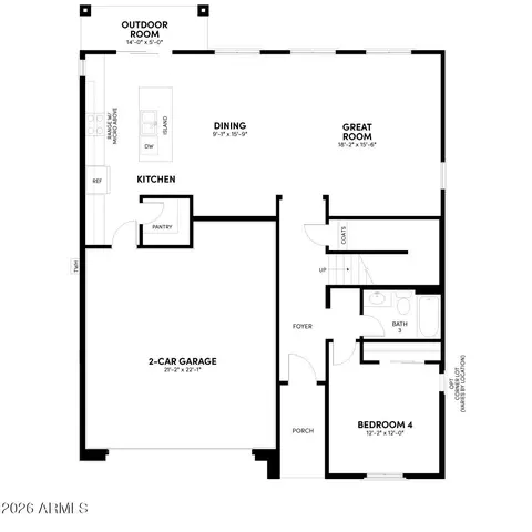 Floorplan - 10193 S Miners Run Trl, Apache Junction, AZ 85120 photo 1 of 2