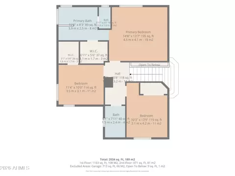 Floorplan - 1908 S Saddle St, Gilbert, AZ 85233 photo 8 of 9