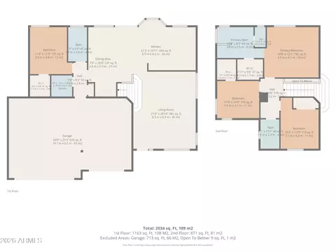 Floorplan - 1908 S Saddle St, Gilbert, AZ 85233 photo 6 of 9