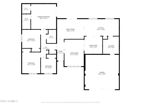 Floorplan - 3629 E Charter Oak Rd, Phoenix, AZ 85032 photo 1 of 1