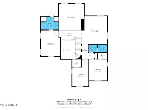 Floorplan - 3726 E Cat Balue Dr, Phoenix, AZ 85050 photo 2 of 3