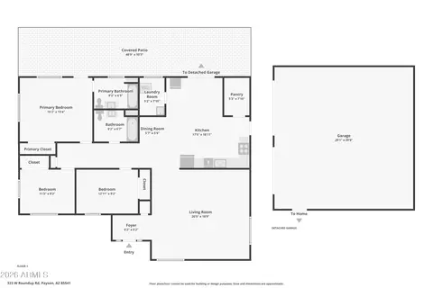 Floorplan - 323 W Roundup Rd, Payson, AZ 85541 photo 1 of 1