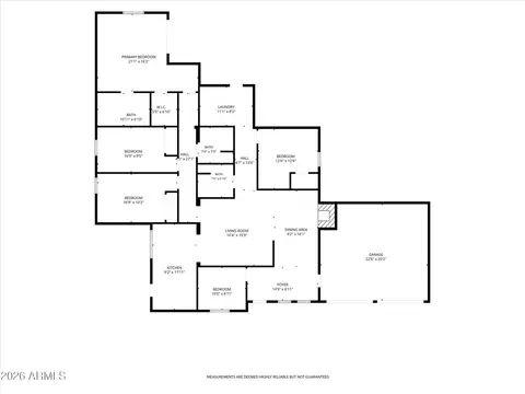 Floorplan - 2334 W Augusta Ave, Phoenix, AZ 85021 photo 1 of 1