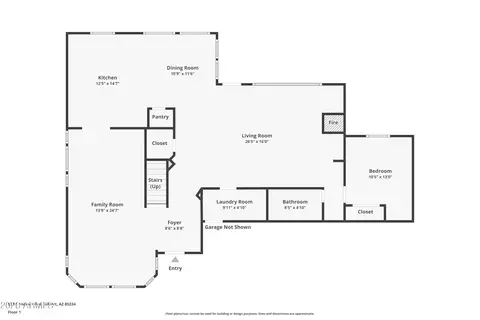 Floorplan - 931 Encinas Ave, Gilbert, AZ 85234 photo 1 of 3