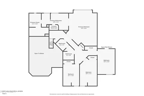 Floorplan - 931 Encinas Ave, Gilbert, AZ 85234 photo 2 of 3