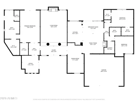 Floorplan - 2412 E Solano Dr, Phoenix, AZ 85016 photo 1 of 1