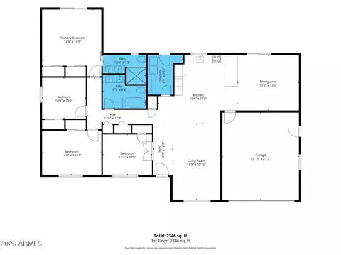 Floorplan - 2822 E Cortez St, Phoenix, AZ 85028 photo 1 of 2