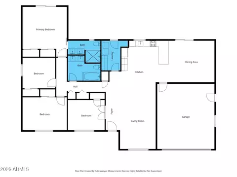 Floorplan - 2822 E Cortez St, Phoenix, AZ 85028 photo 2 of 2