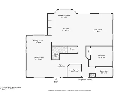 Floorplan - 1143 E Baylor Ln, Gilbert, AZ 85296 photo 1 of 3