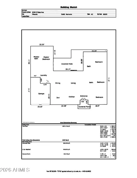 Floorplan - 2020 E State Ave, Phoenix, AZ 85020 photo 2 of 4