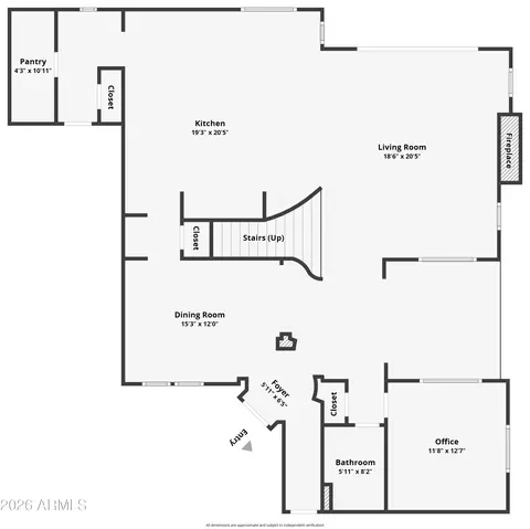 Floorplan - 3409 E Cashman Dr, Phoenix, AZ 85050 photo 1 of 2