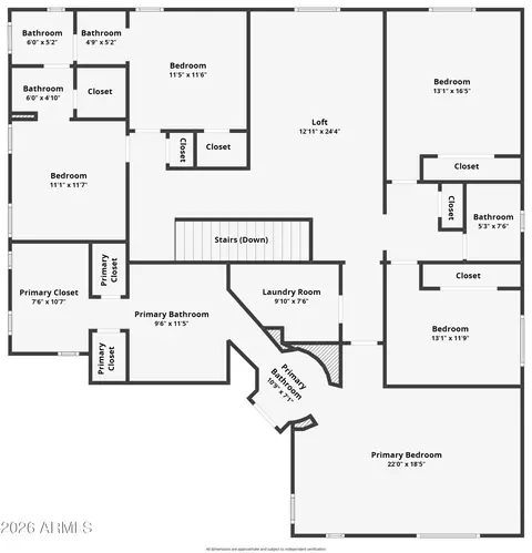 Floorplan - 3409 E Cashman Dr, Phoenix, AZ 85050 photo 2 of 2
