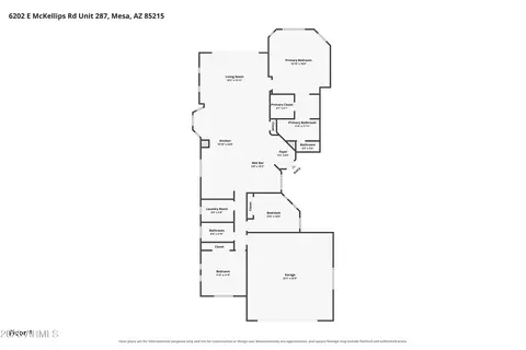Floorplan - 6202 E Mckellips Rd #287, Mesa, AZ 85215 photo 1 of 1