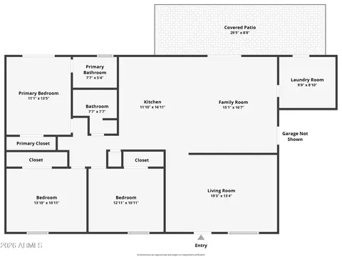 Floorplan - 301 N 87th St, Mesa, AZ 85207 photo 1 of 1