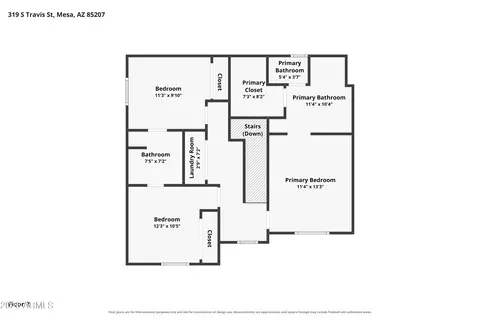 Floorplan - 319 S Travis --, Mesa, AZ 85208 photo 2 of 2