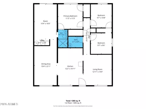Floorplan - 648 E 10th Dr, Mesa, AZ 85204 photo 1 of 2
